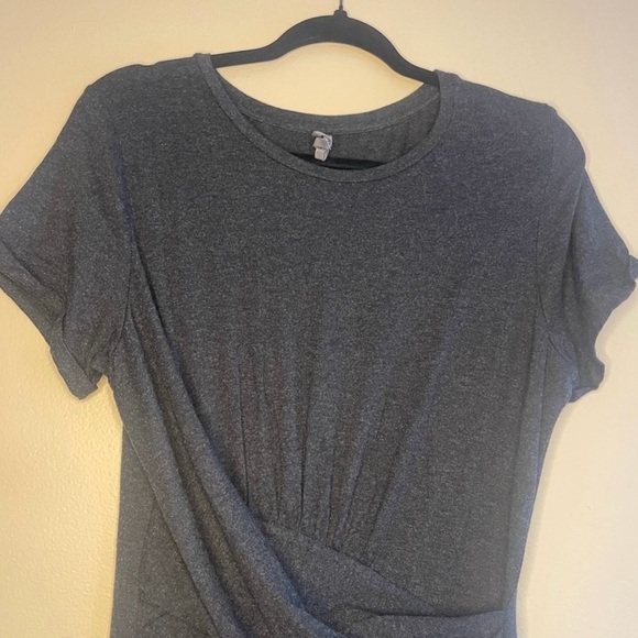 Anthropologie Draped Front Short Sleeve Dress Size Medium - Picture 9 of 11